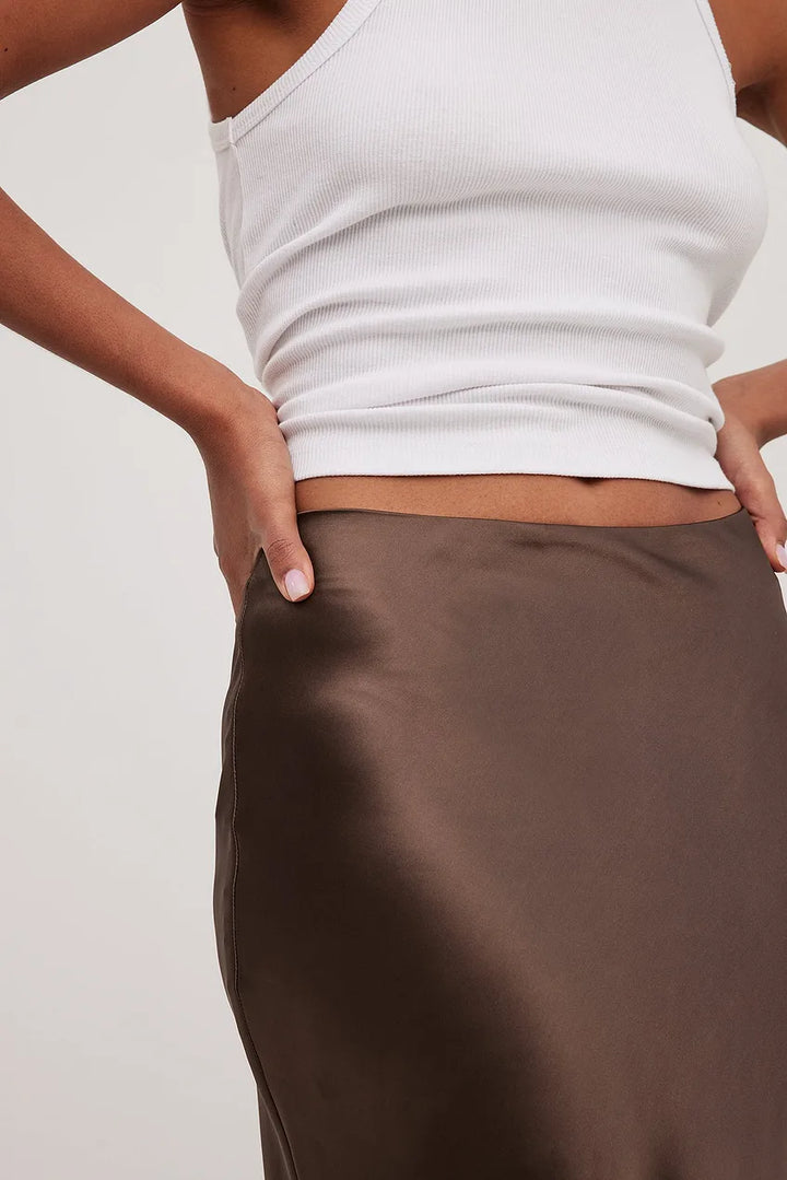 Aliams | Satinrock mit Hoher Taille Anna