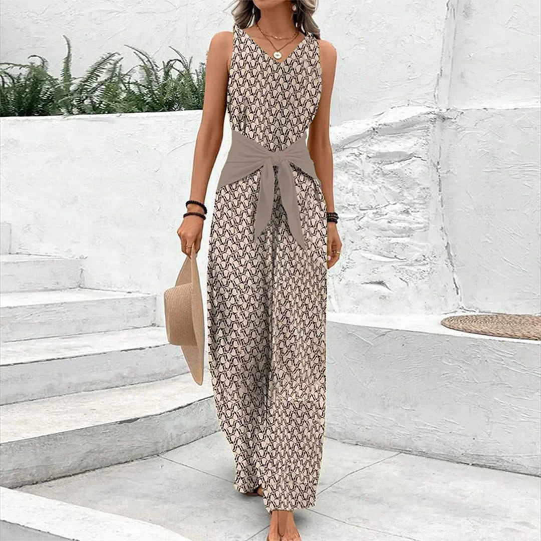Aliams | Stilvoller Baumwoll Jumpsuit Mit Eleganz