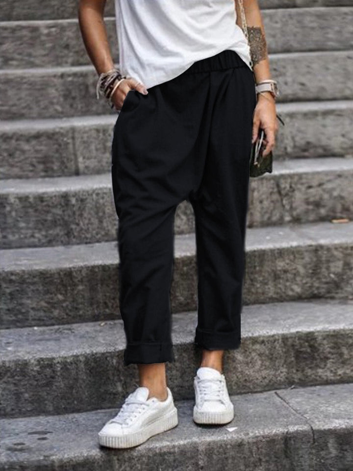 Aliams | Lässige Leinenhose Look