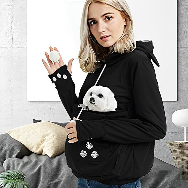 Aliams | Einfarbiger Kapuzenpulli für Haustiere