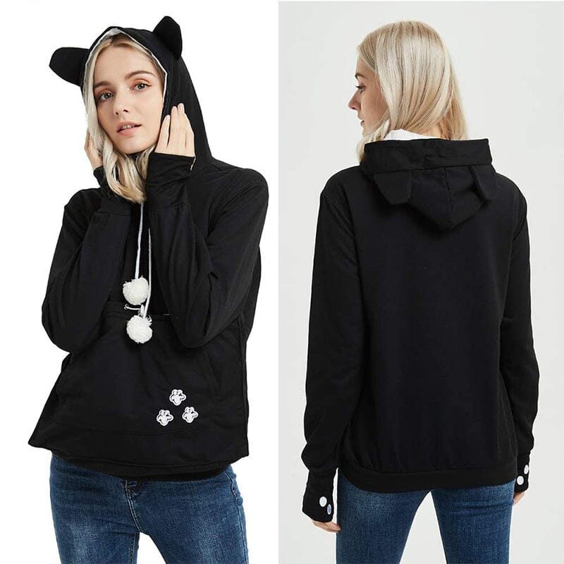 Aliams | Einfarbiger Kapuzenpulli für Haustiere