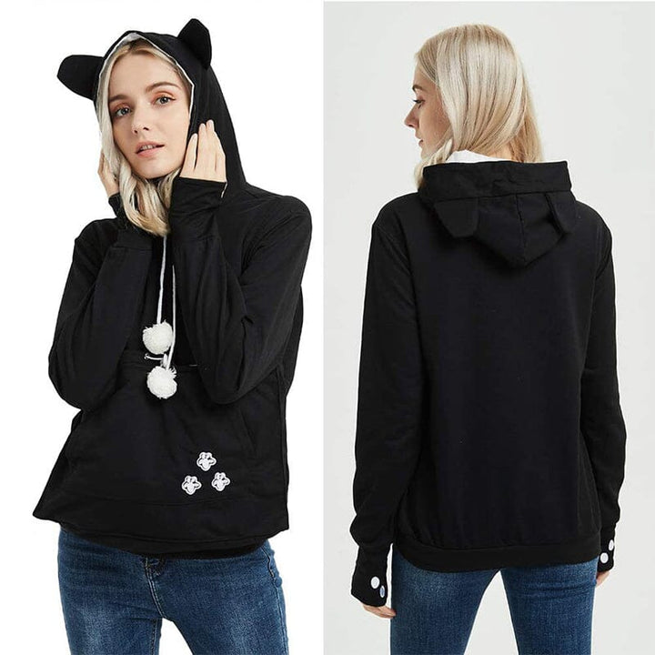 Aliams | Einfarbiger Kapuzenpulli für Haustiere