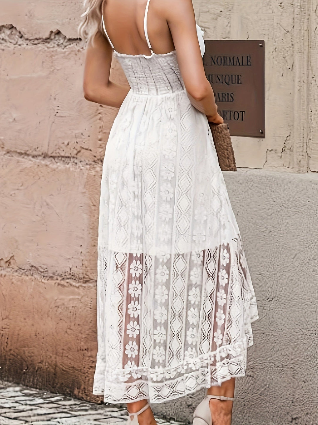 Aliams | Ausschnitt Maxikleid für Damen