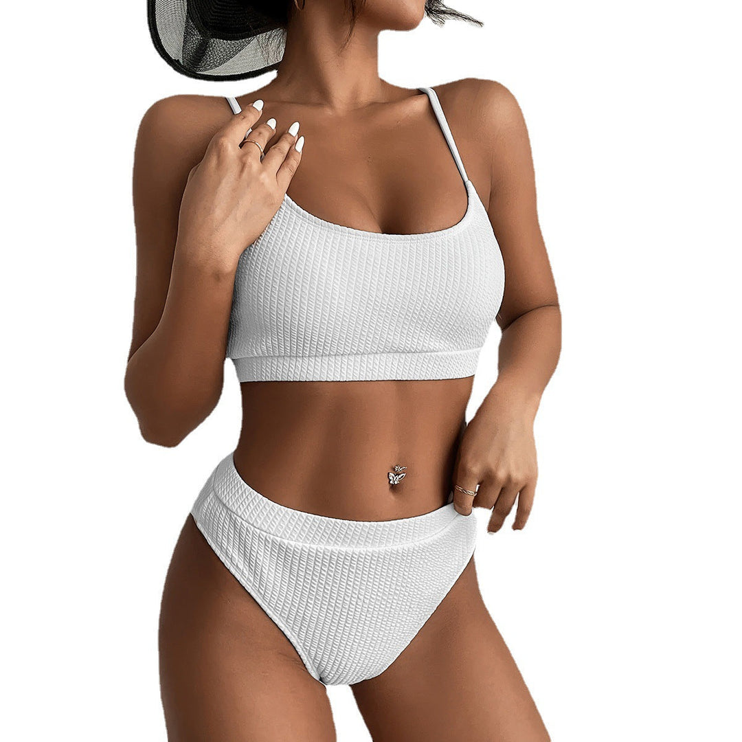 Aliams | Bikini Bequemer Bikini mit High-Waist-Slip