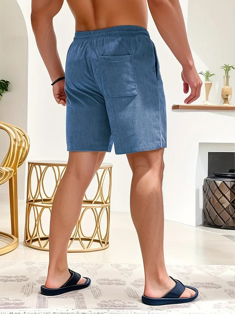 Kurze Badehose mit Stretchbund für Herren