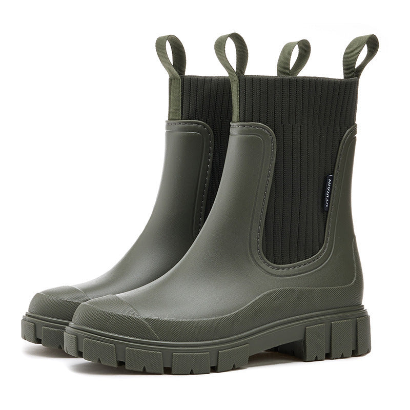 Aliams | Gummistiefel Wasserdicht mit Antirutschsohle, Perfekt für Regenwetter