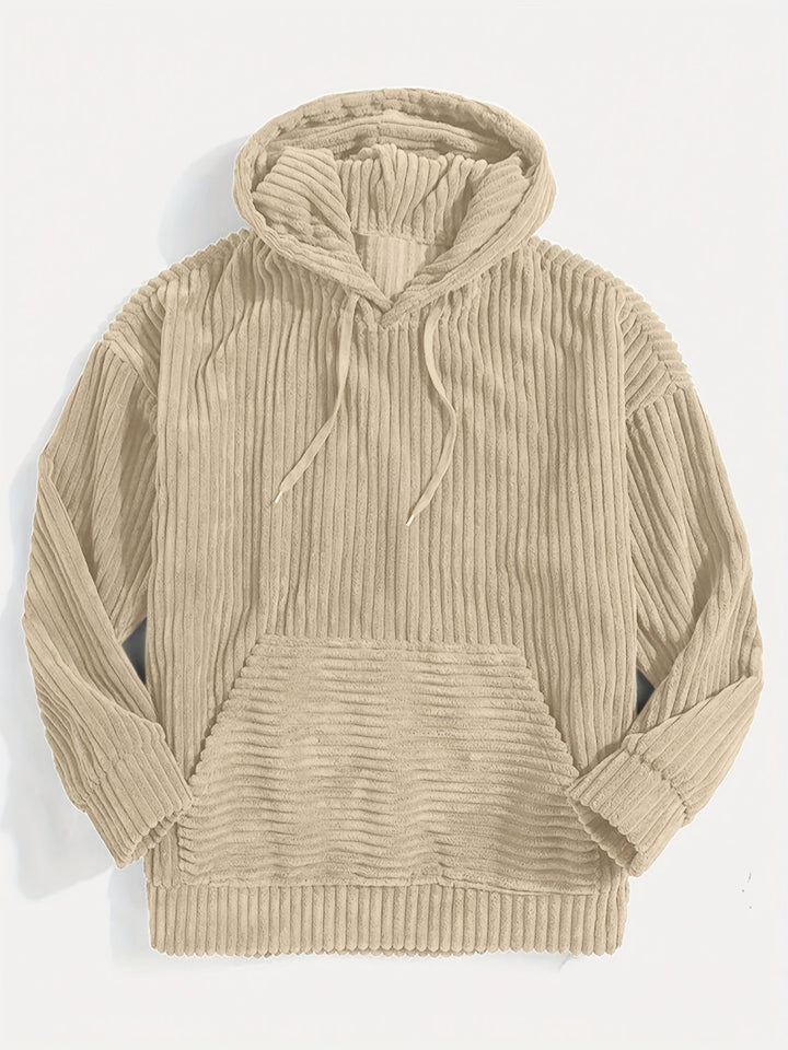 Strukturierter Kapuzenpullover Aus Cord