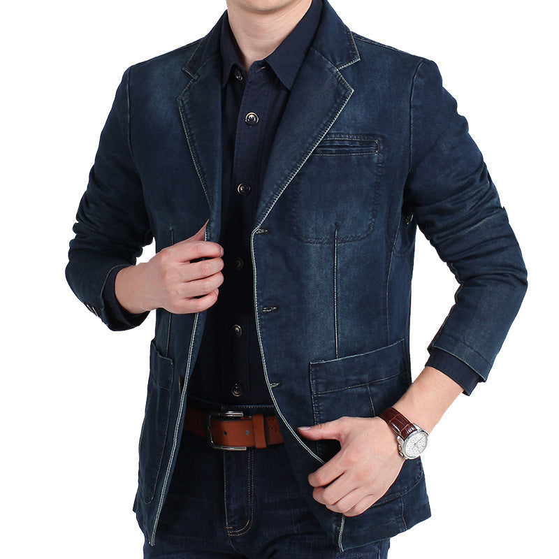 Herren Denim Blazer Aliams
