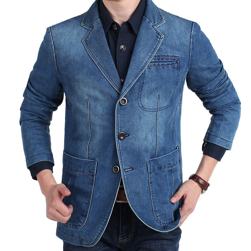 Herren Denim Blazer Aliams