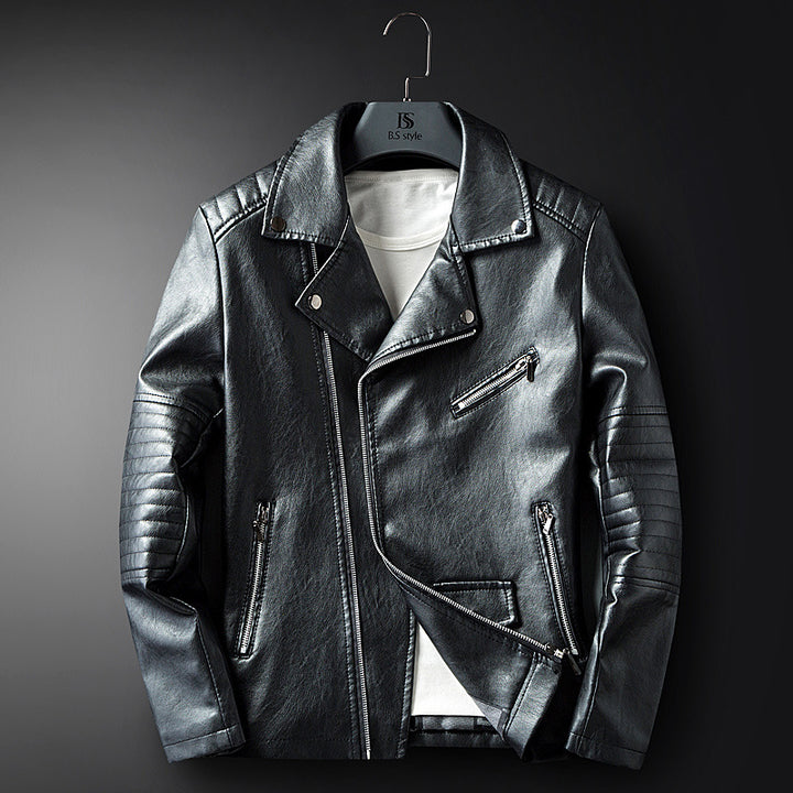 Herren stylische Bikerjacke mit herausragenden Details Aliams