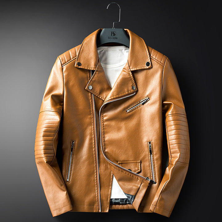 Herren stylische Bikerjacke mit herausragenden Details Aliams