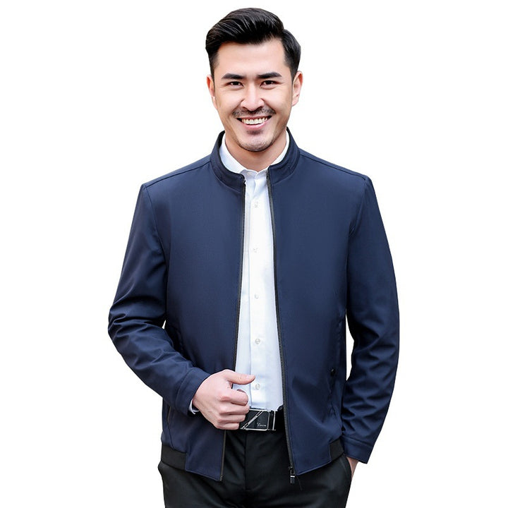 Herren Casual Slim Fit Jacke mit atmungsaktiver Futter Aliams