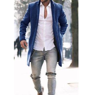 Herren edler wool-blazer mit schmalem Schnitt und stilvollen Details Aliams