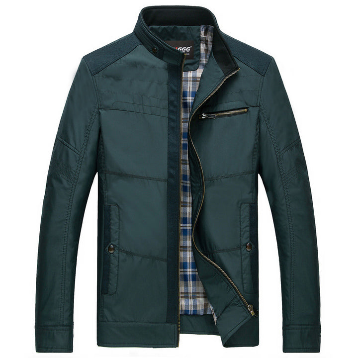 Herren Regenjacke mit Thermofutter und modernen Details Aliams