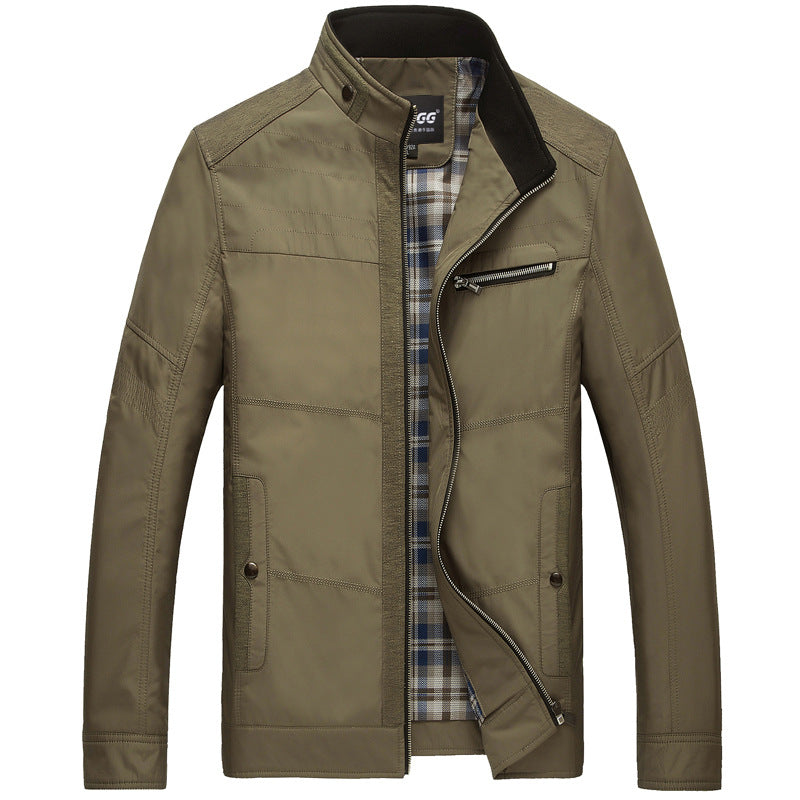 Herren Regenjacke mit Thermofutter und modernen Details Aliams