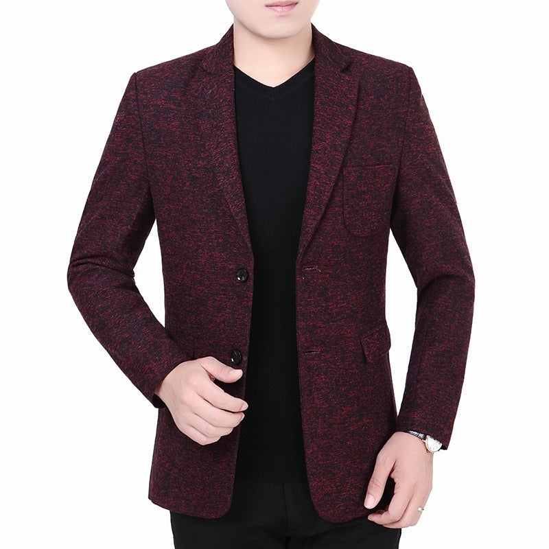 Herren Slim Fit Blazer aus Jacquardstoff Aliams