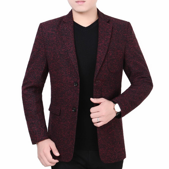 Herren Slim Fit Blazer aus Jacquardstoff Aliams
