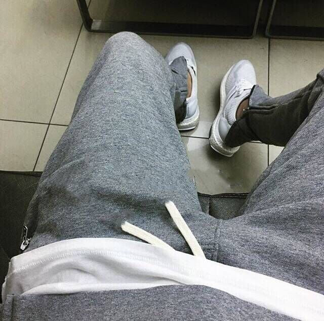 Herren Jogginghose mit seitlichen Reißverschlusstaschen und elastischem Bund Aliams