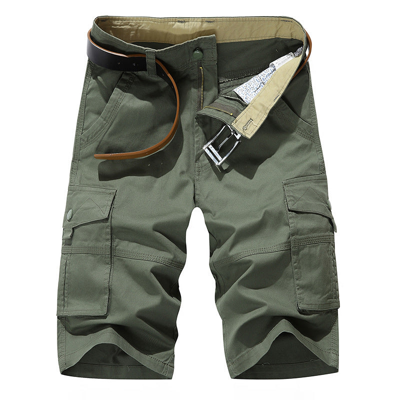 Herren Cargo-Shorts mit praktischen Multitaschen und robustem Gewebe Aliams