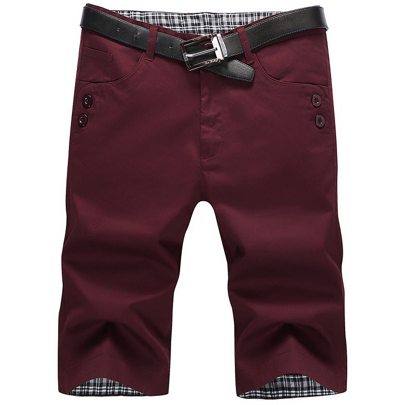 Herren Chino-Shorts mit praktischem Gürtel und stylischem Innenfutter Aliams