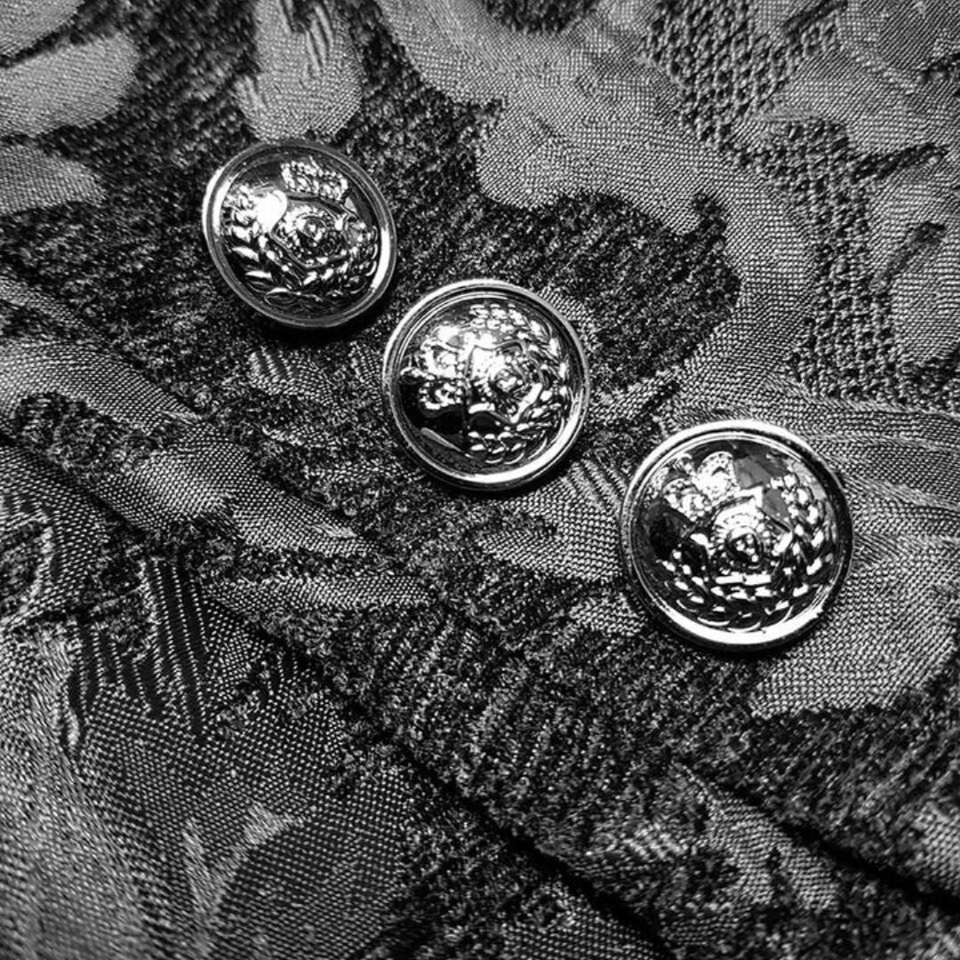 Aliams | Viktorianisch Inspirierter Frack mit Geprägtem Brokatmuster