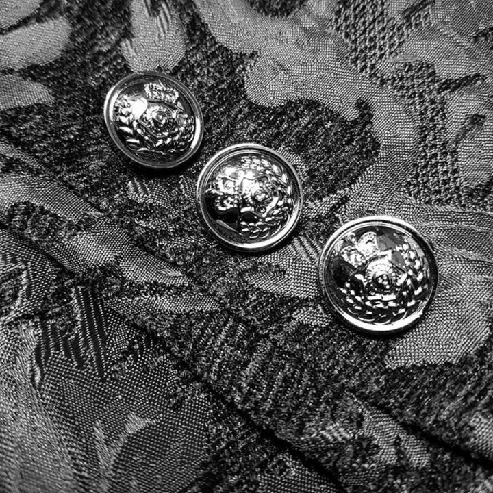 Aliams | Viktorianisch Inspirierter Frack mit Geprägtem Brokatmuster