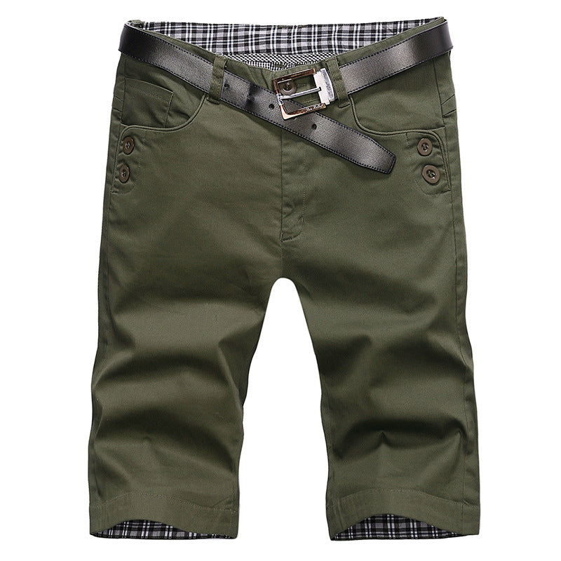 Herren Chino-Shorts mit praktischem Gürtel und stylischem Innenfutter Aliams