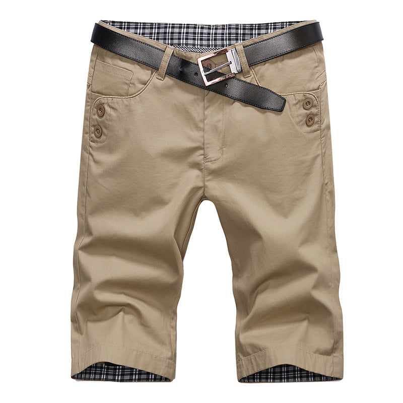 Herren Chino-Shorts mit praktischem Gürtel und stylischem Innenfutter Aliams
