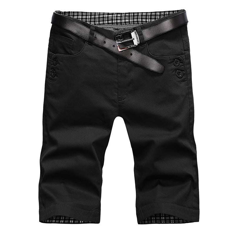 Herren Chino-Shorts mit praktischem Gürtel und stylischem Innenfutter Aliams