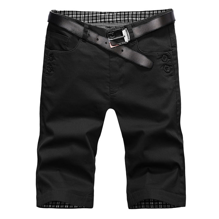 Herren Chino-Shorts mit praktischem Gürtel und stylischem Innenfutter Aliams