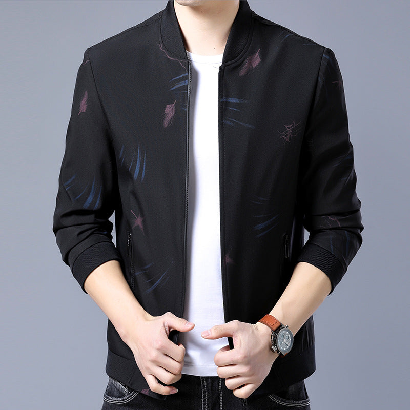 Herren Sportliche Bomberjacke Aliams