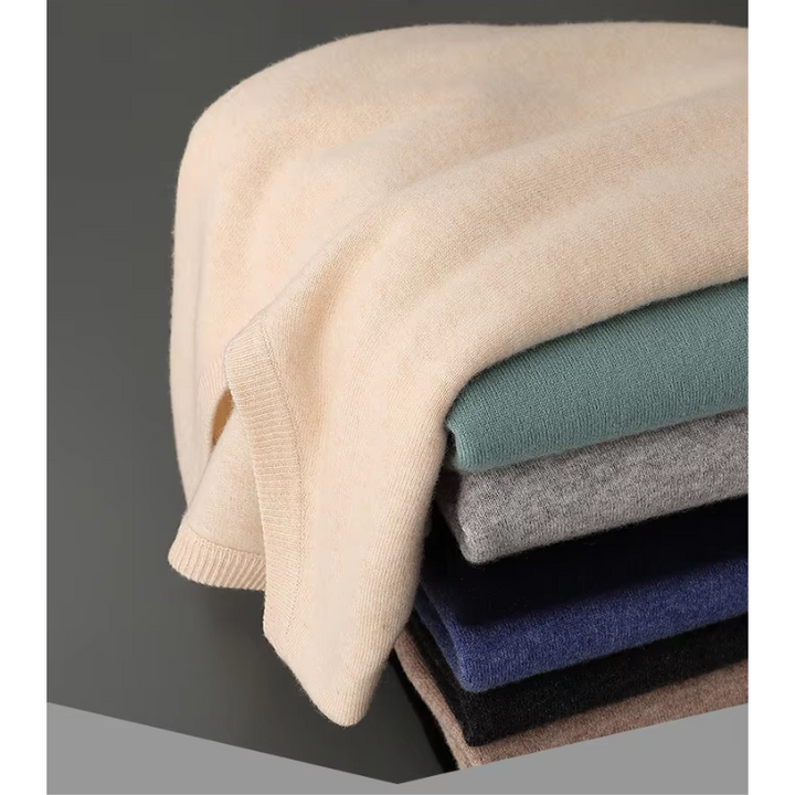 Aliams | Pullover Herren, V-ausschnitt, Weiches Strickmaterial