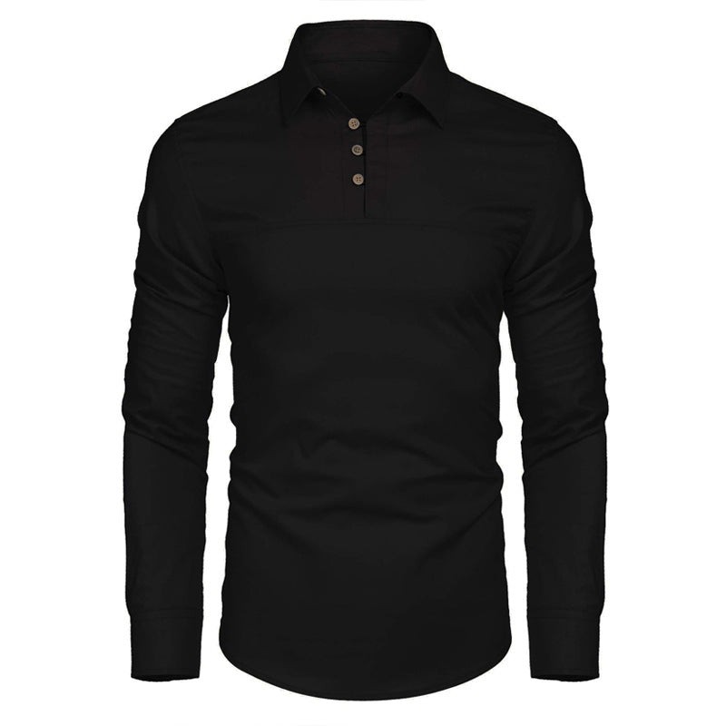 Herren Poloshirt mit modischem Kragen Aliams