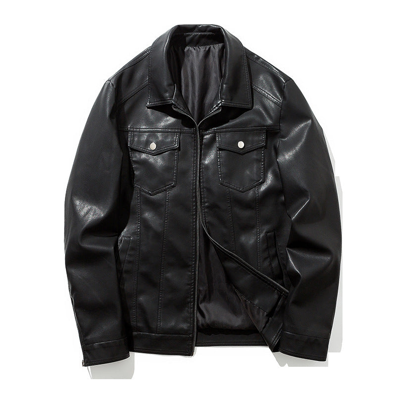 Herren Kunstlederjacke Aliams