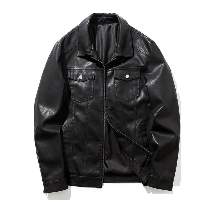 Herren Kunstlederjacke Aliams