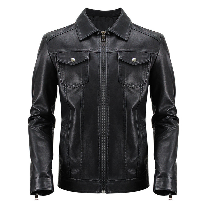 Herren Kunstlederjacke Aliams