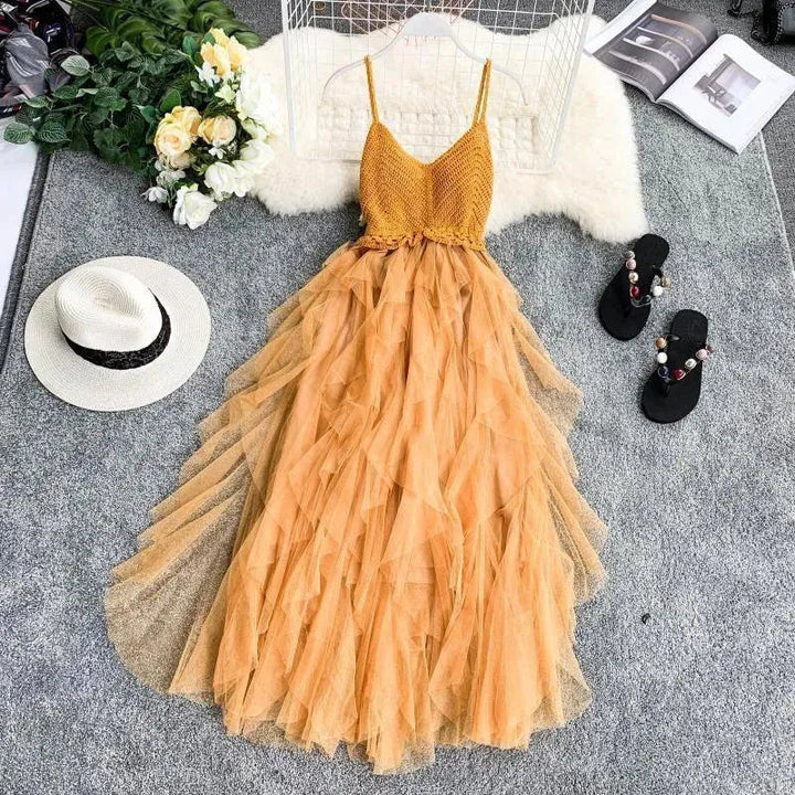 Aliams | Kleid aus Netzschlaufe