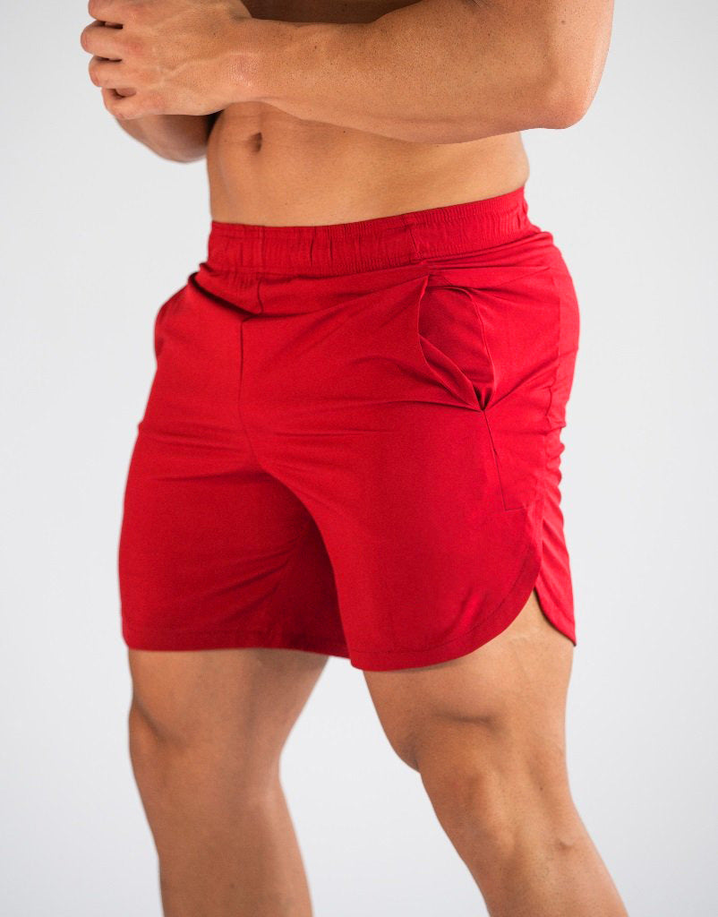 Herren Sportliche Funktionsshorts mit elastischem Bund und Seitentaschen Aliams