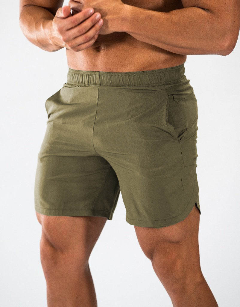 Herren Sportliche Funktionsshorts mit elastischem Bund und Seitentaschen Aliams