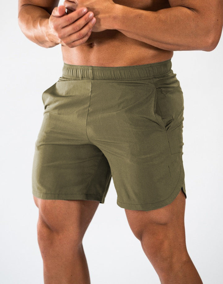 Herren Sportliche Funktionsshorts mit elastischem Bund und Seitentaschen Aliams