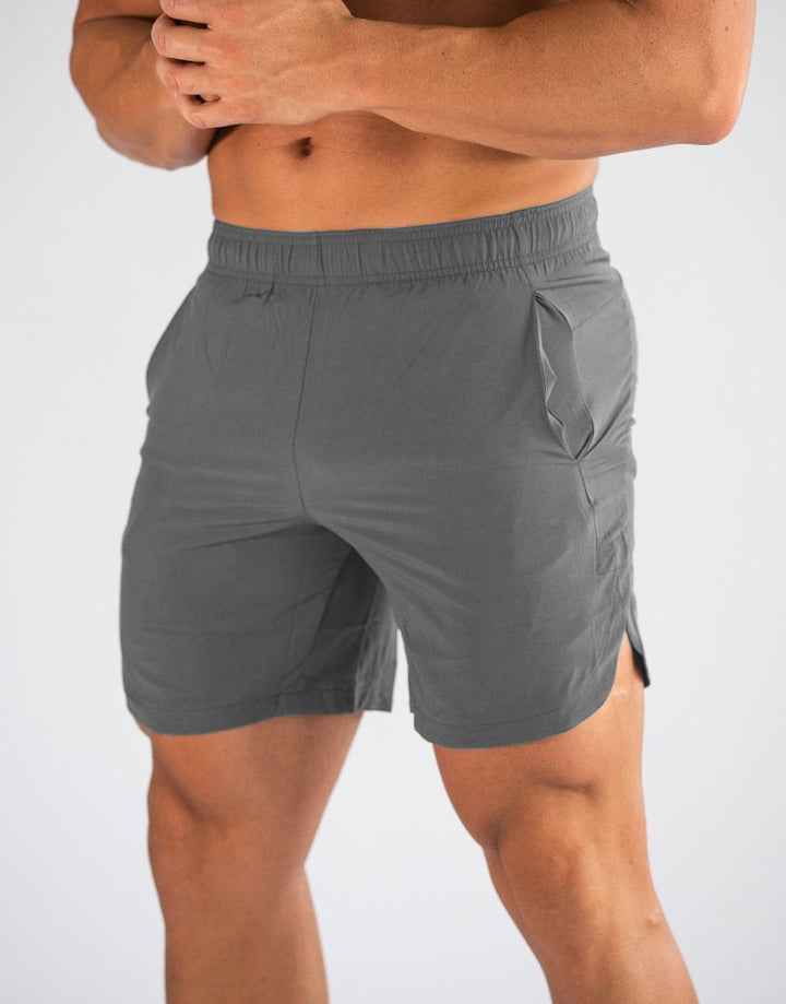 Herren Sportliche Funktionsshorts mit elastischem Bund und Seitentaschen Aliams