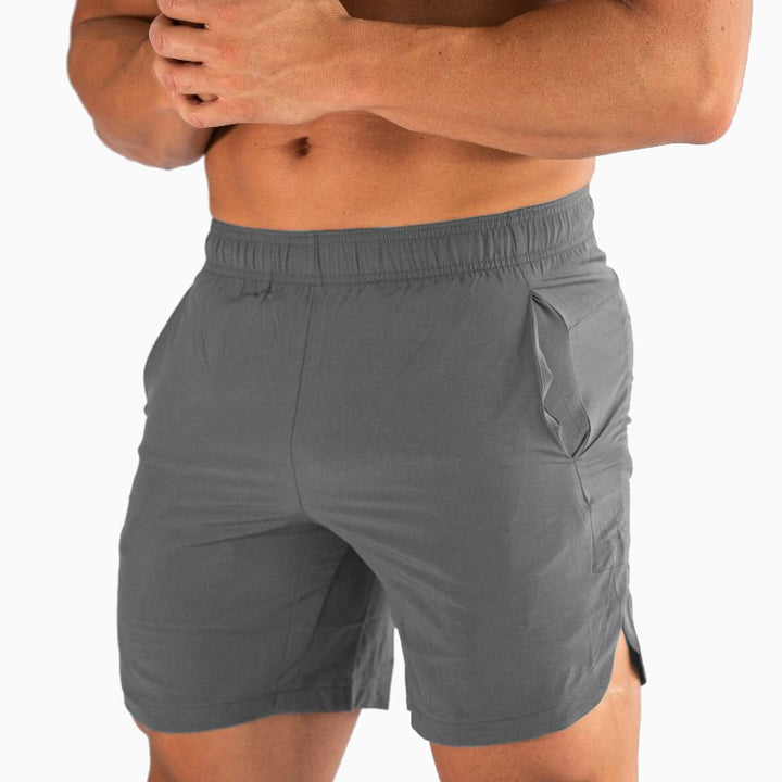 Herren Sportliche Funktionsshorts mit elastischem Bund und Seitentaschen Aliams