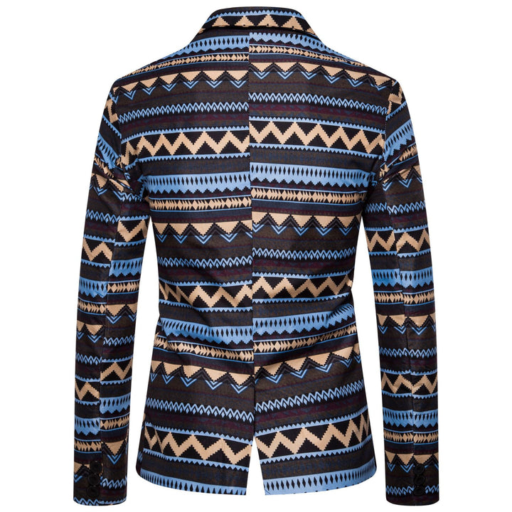 Herren Blazer mit modernem Ethno-Muster und komfortabler Passform Aliams