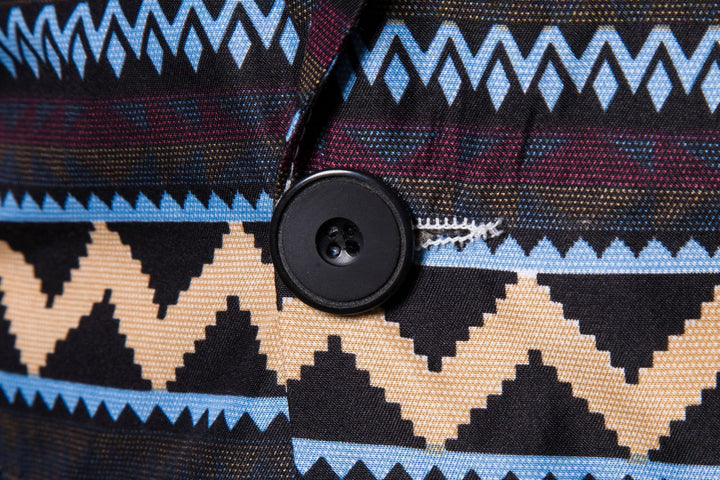 Herren Blazer mit modernem Ethno-Muster und komfortabler Passform Aliams