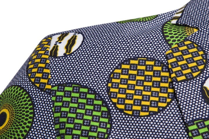 Herren Blazer mit einzigartigem afrikanischen Muster und modernem Schnitt Aliams