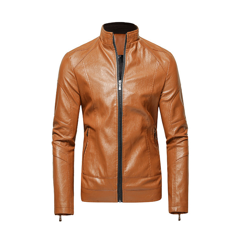 Herren Bikerjacke aus hochwertigem Leder Aliams