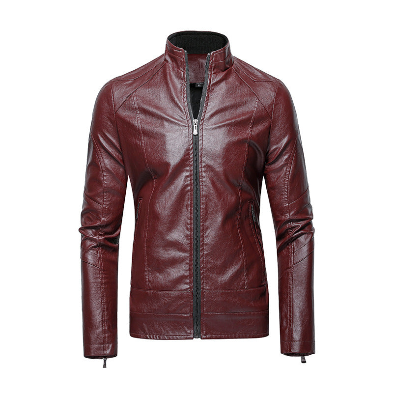 Herren Bikerjacke aus hochwertigem Leder Aliams