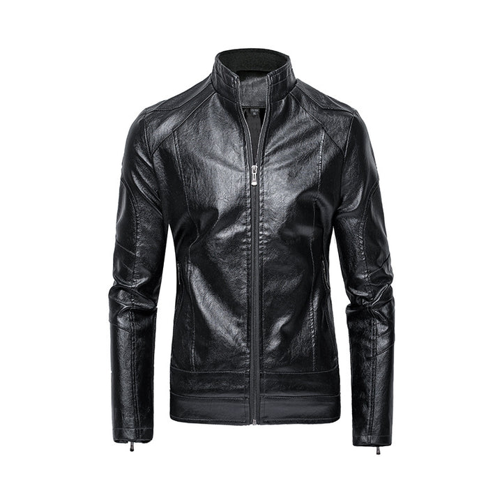 Herren Bikerjacke aus hochwertigem Leder Aliams