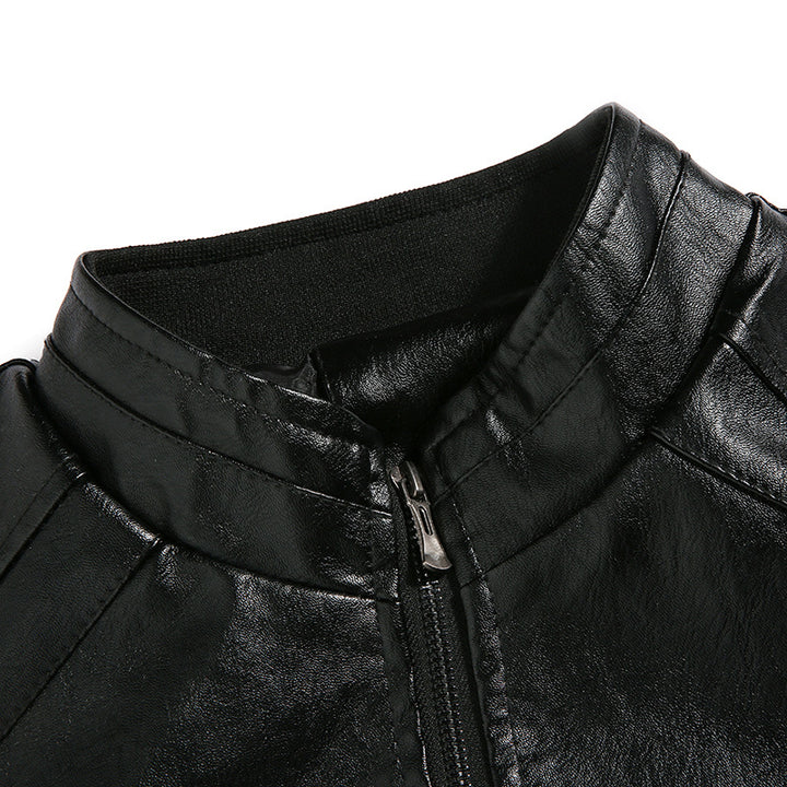 Herren Bikerjacke aus hochwertigem Leder Aliams