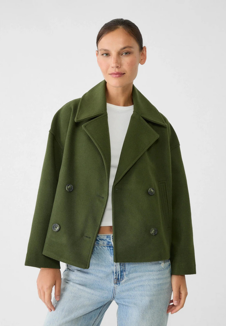 Aliams | Stylischer Kurze Mantel für Damen Stylisch